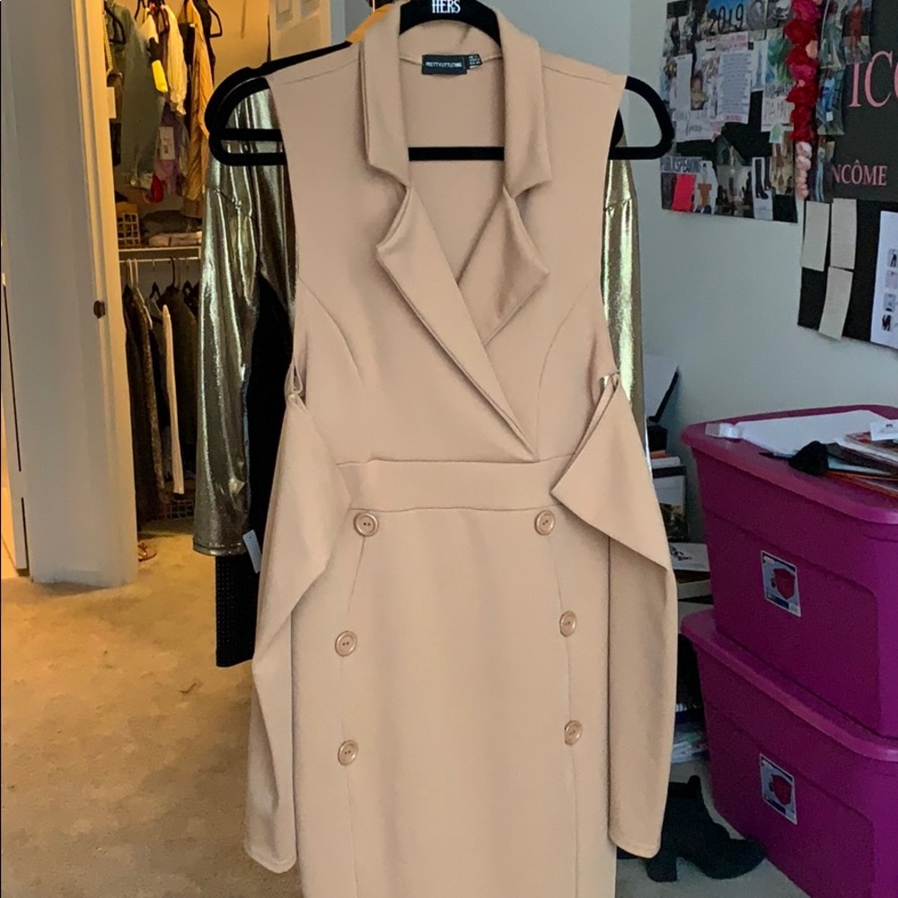 Bodycon Tuxedo Dress